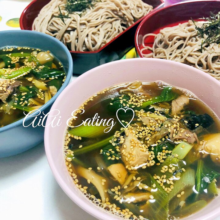 ♡水煮缶の鯖で栄養たっぷり♪簡単鯖のつけ蕎麦♡